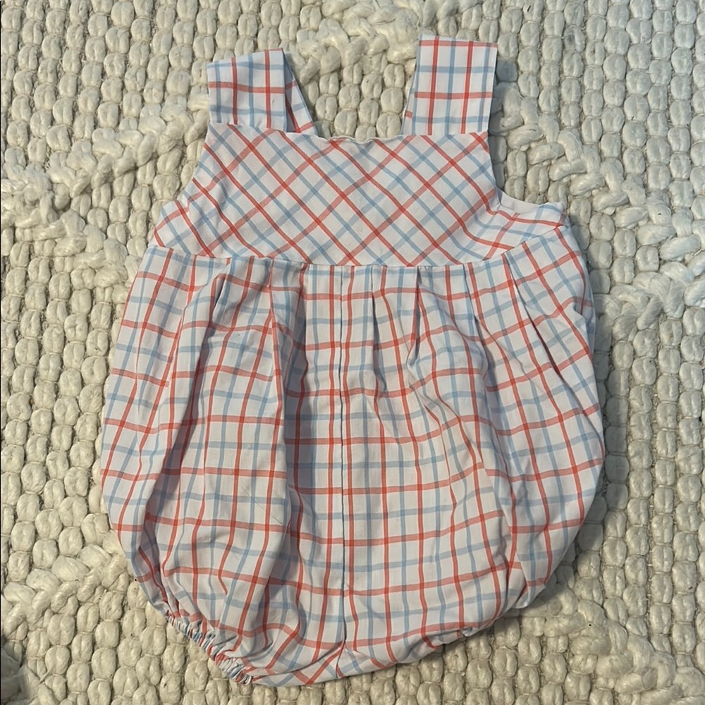 The Beaufort Bonnet Company Classic Red and Blue Diaper Cover